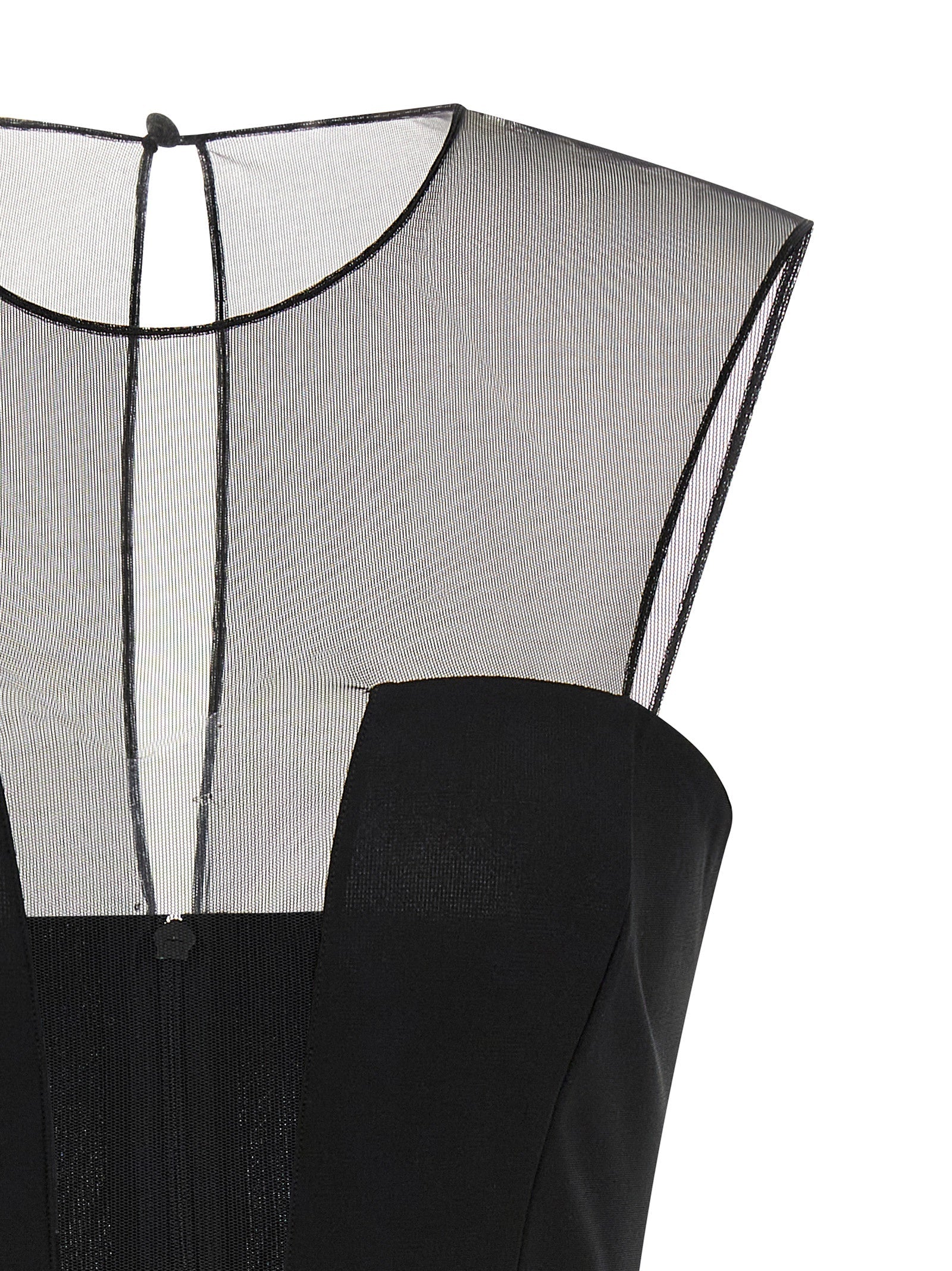 Nensi Dojaka Black Viscose Short Dress