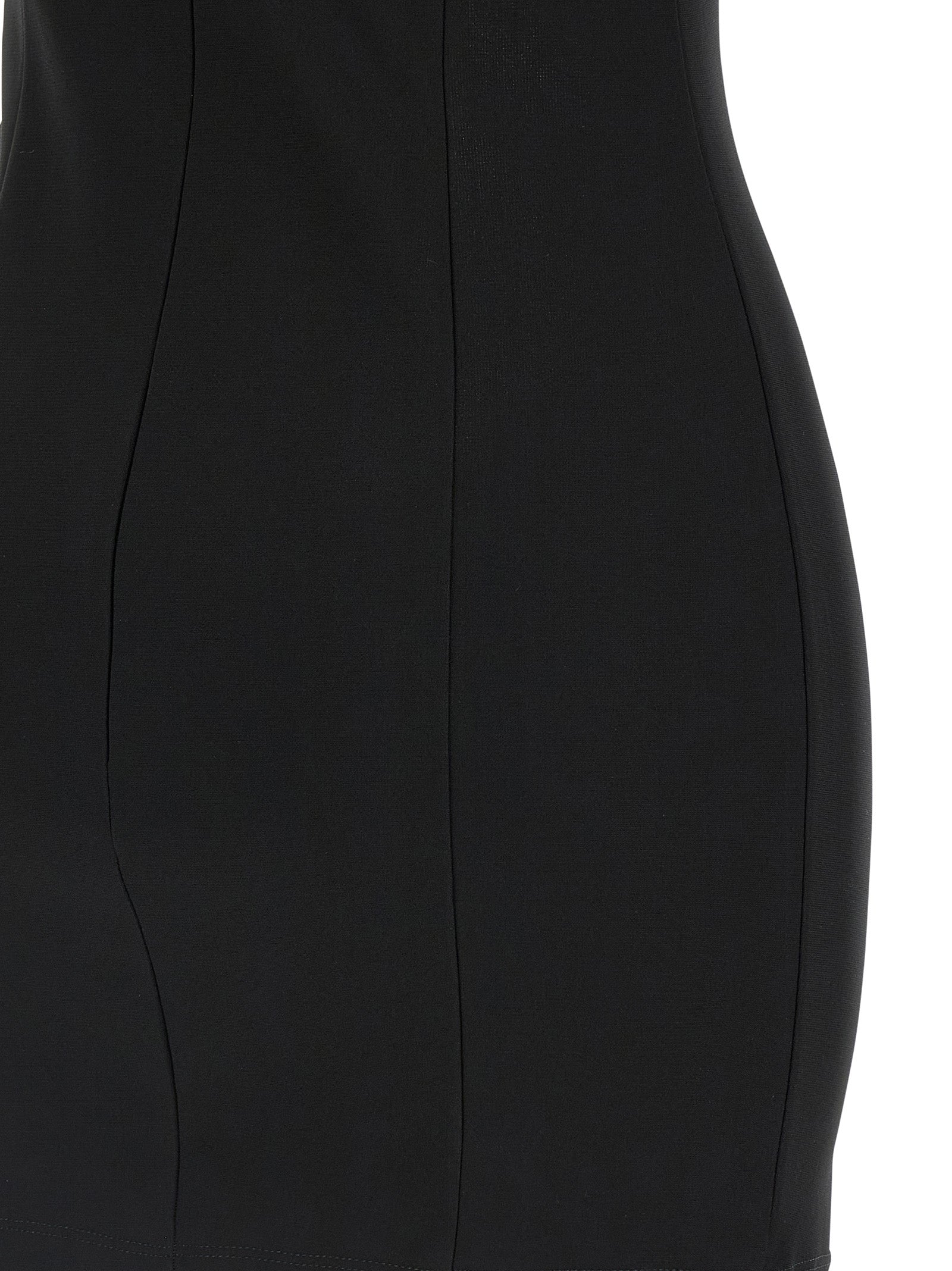 Nensi Dojaka Black Viscose Short Dress