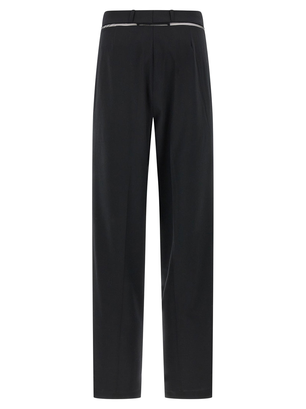 Nensi Dojaka Black Virgin Wool Casual Pants