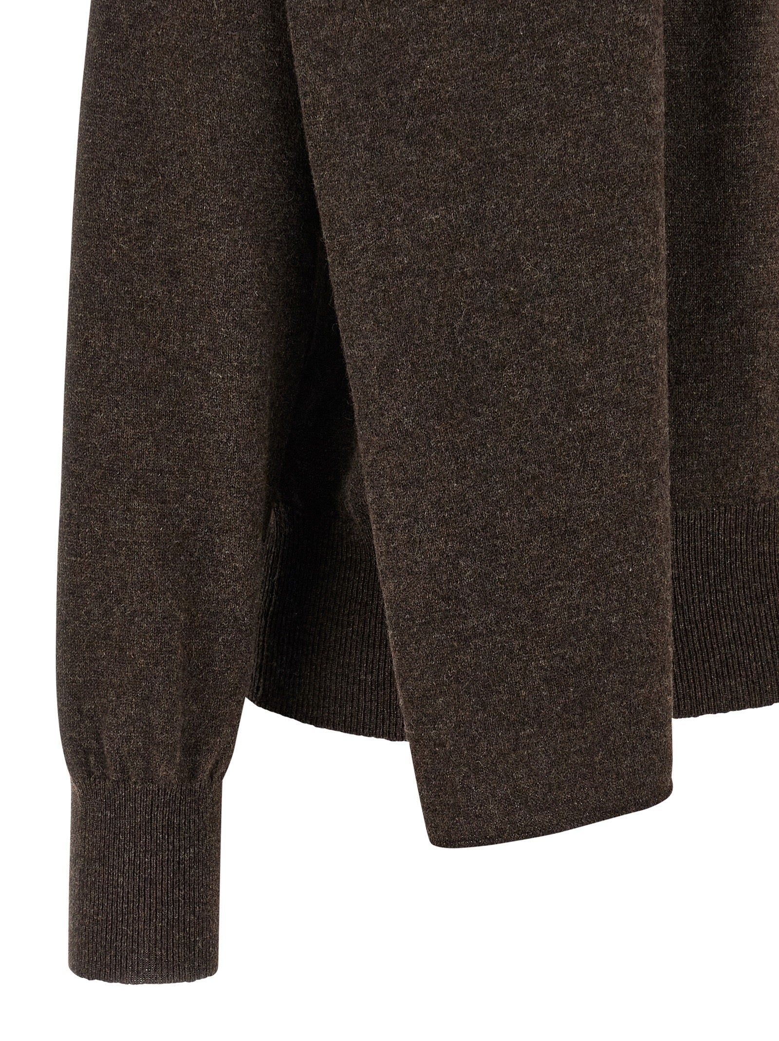 Ferragamo Brown Cashmere Cardigan