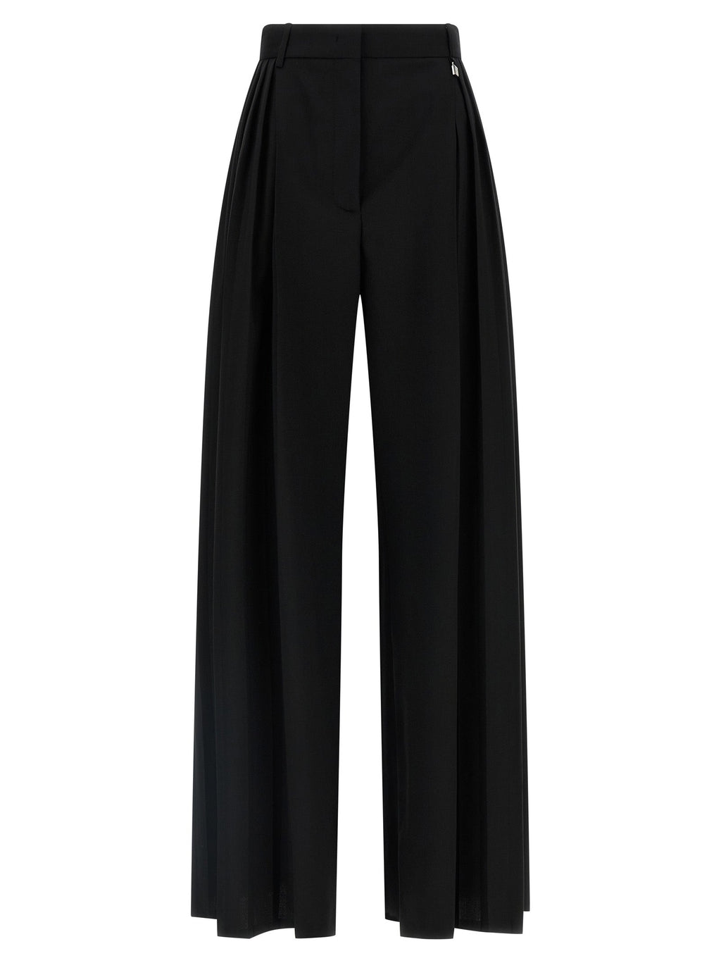 Giuseppe Di Morabito Black Virgin Wool Dress Pants