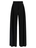 Giuseppe Di Morabito Black Virgin Wool Dress Pants