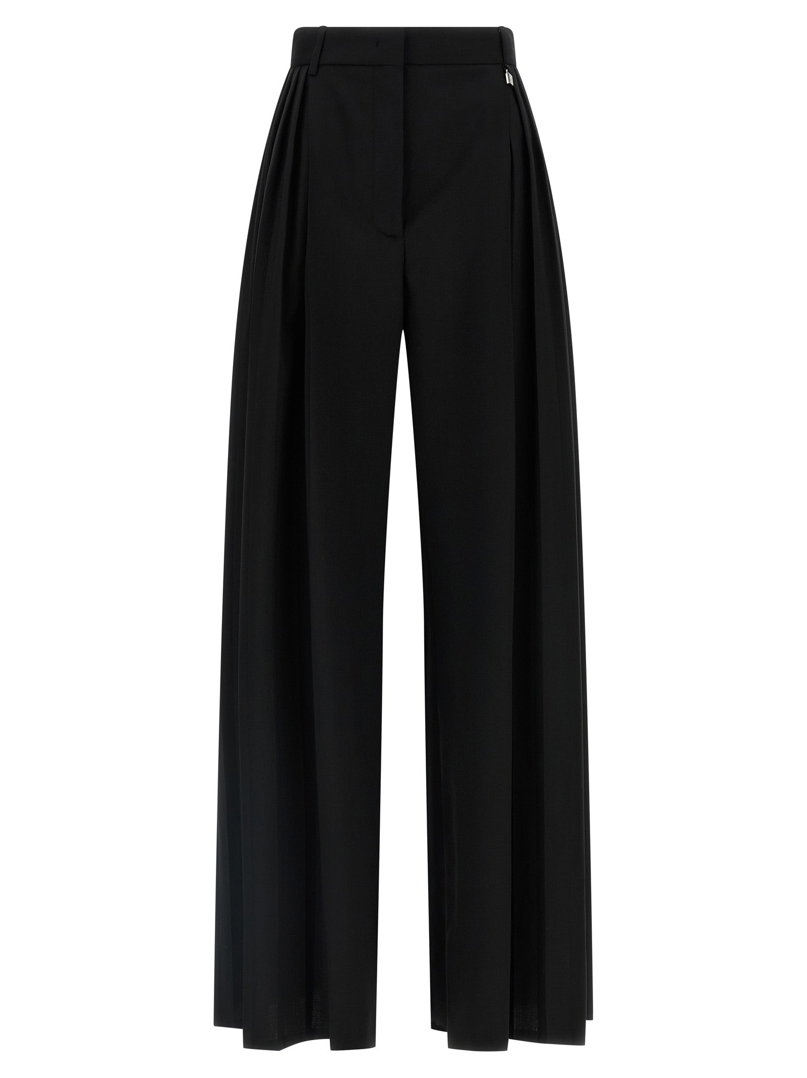 Giuseppe Di Morabito Black Virgin Wool Dress Pants