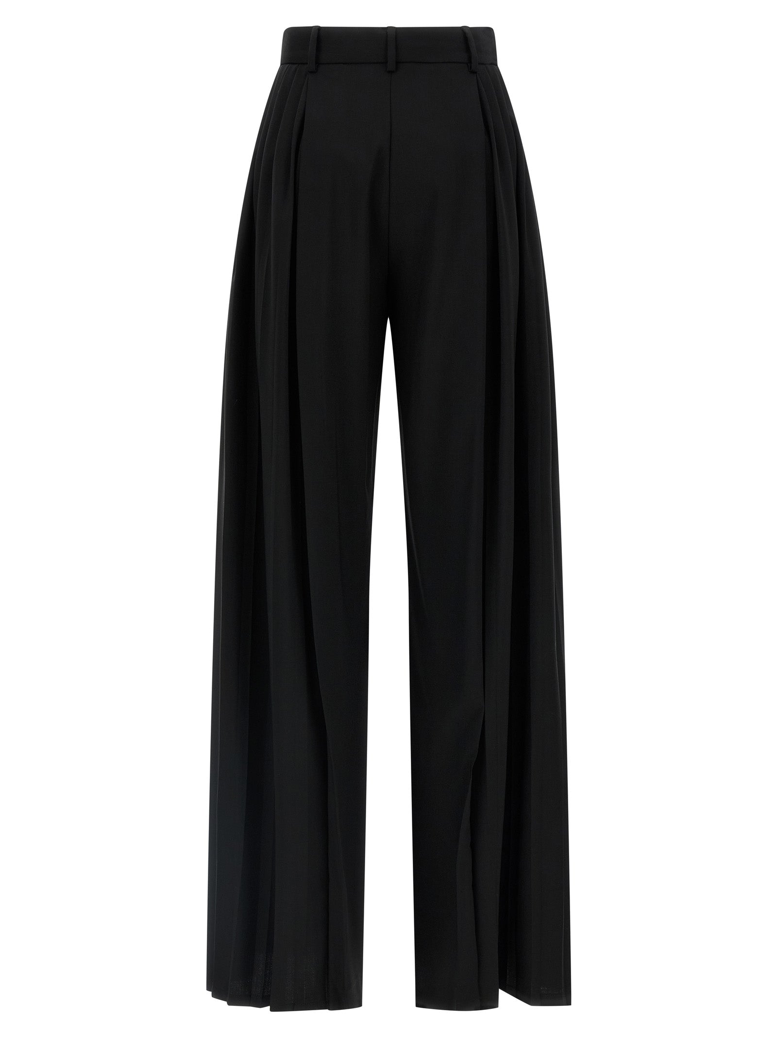 Giuseppe Di Morabito Black Virgin Wool Dress Pants