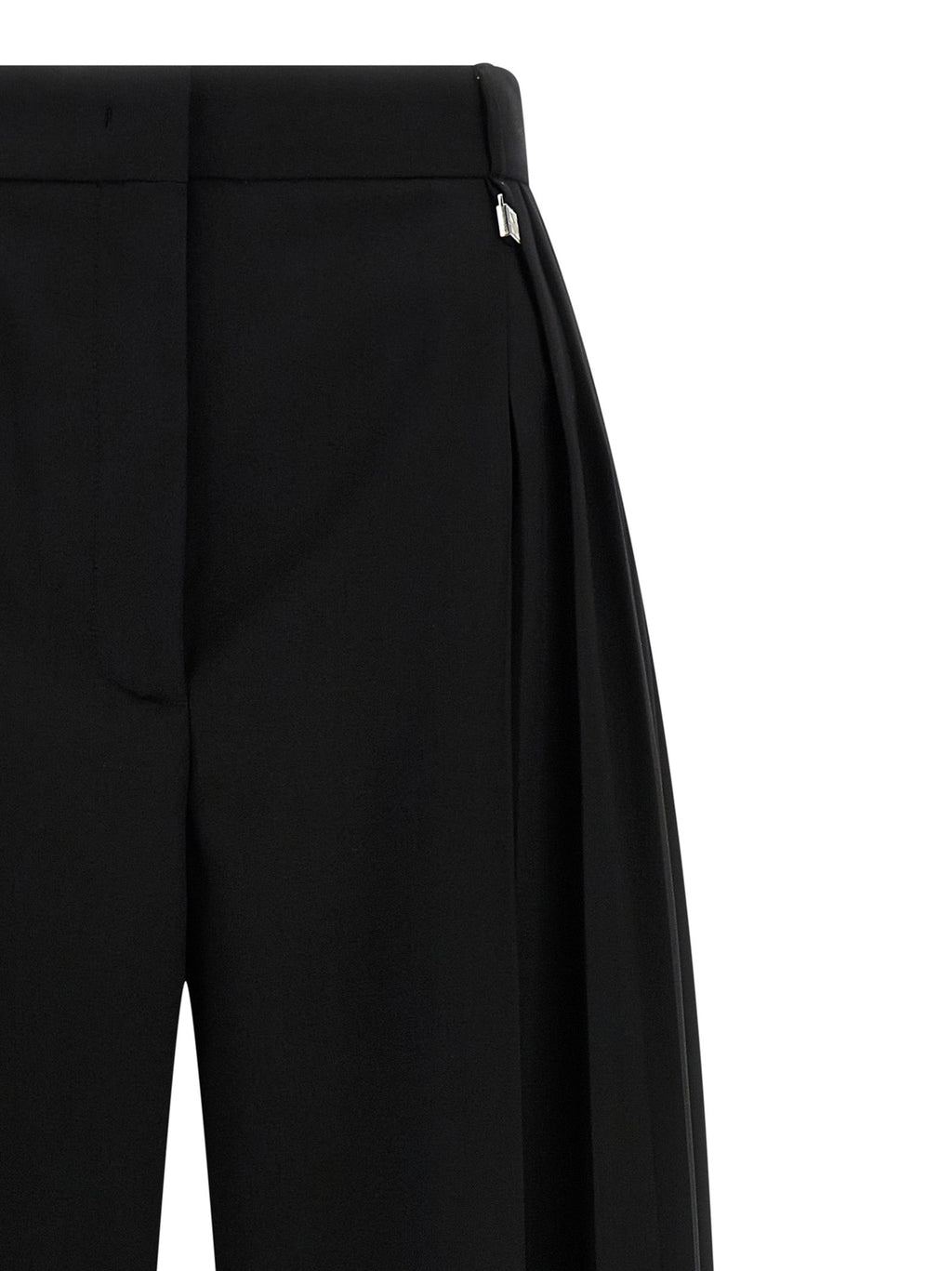 Giuseppe Di Morabito Black Virgin Wool Dress Pants