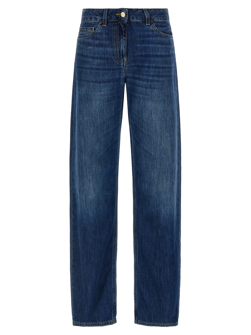 Elisabetta Franchi Blue Cotton Jeans Denim Elisabetta Franchi