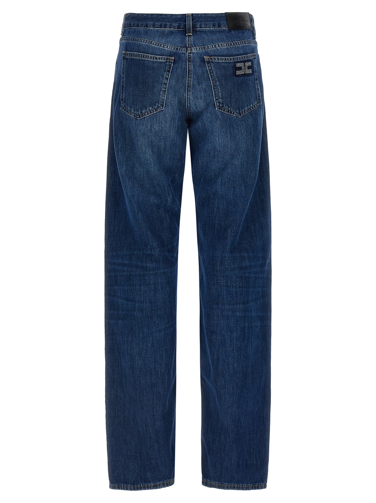 Elisabetta Franchi Blue Cotton Jeans Denim Elisabetta Franchi