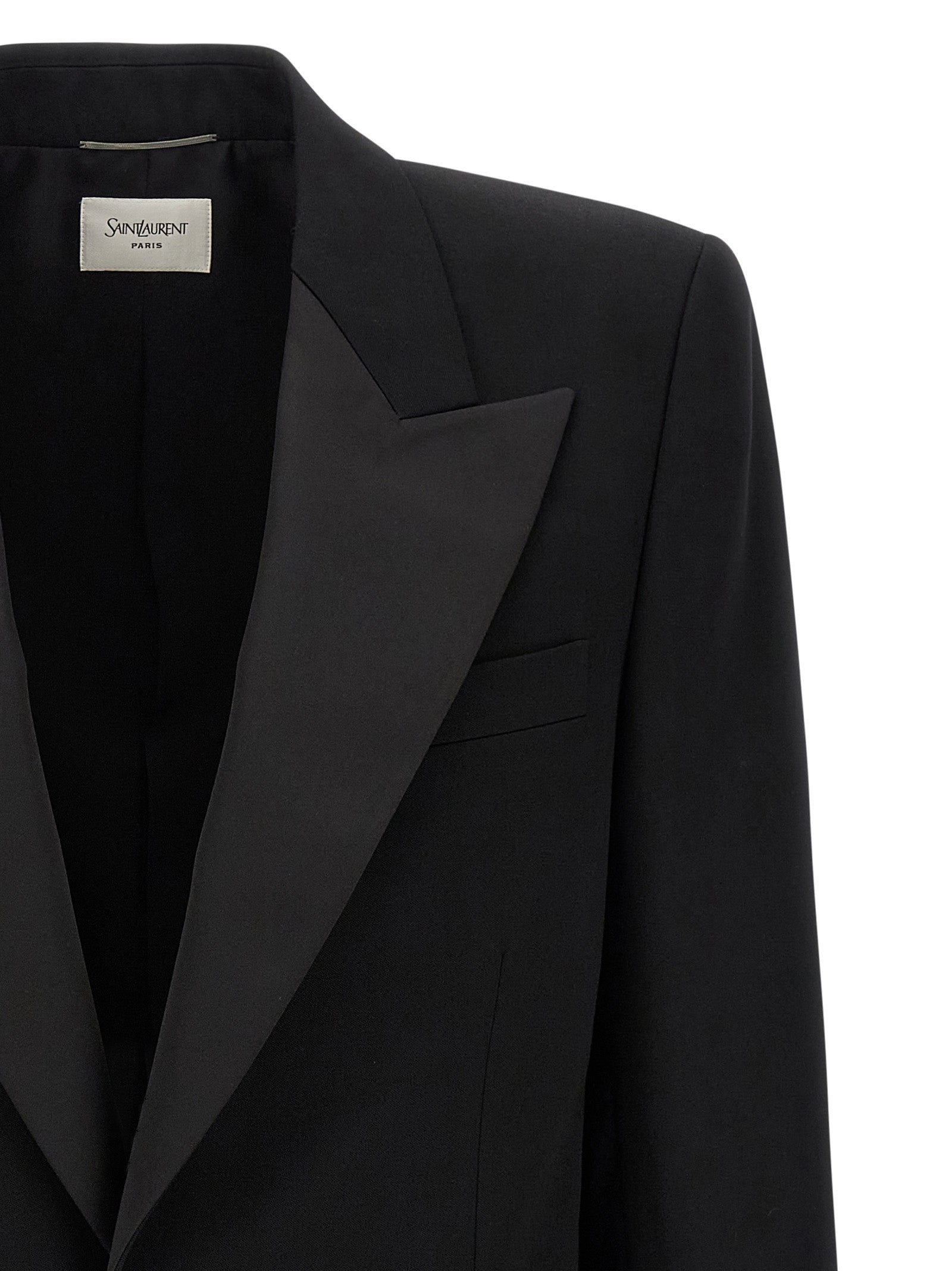 Saint Laurent Black Wool Blazer