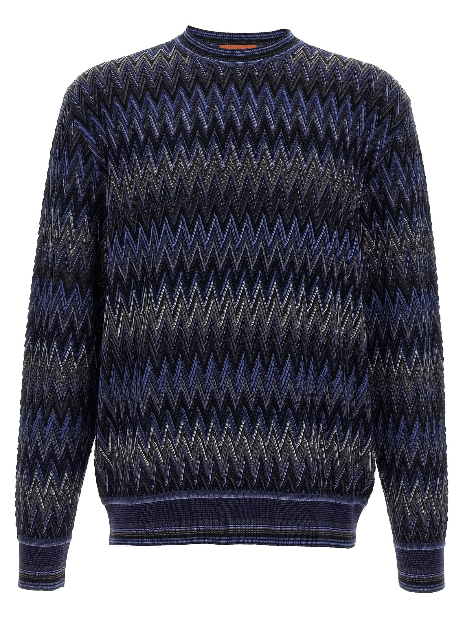 Missoni Blue Wool Cardigan