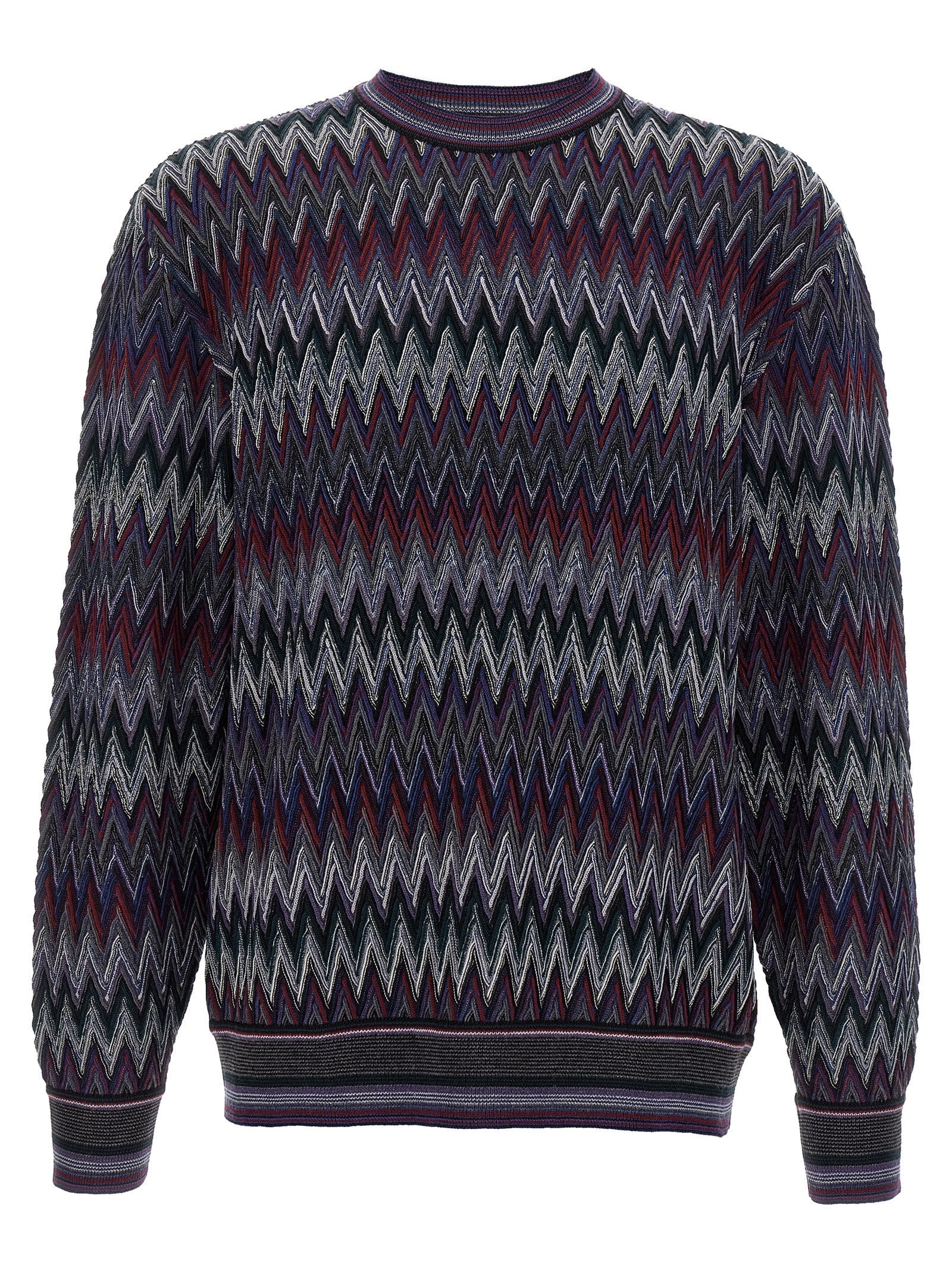 Missoni Blue Wool Cardigan