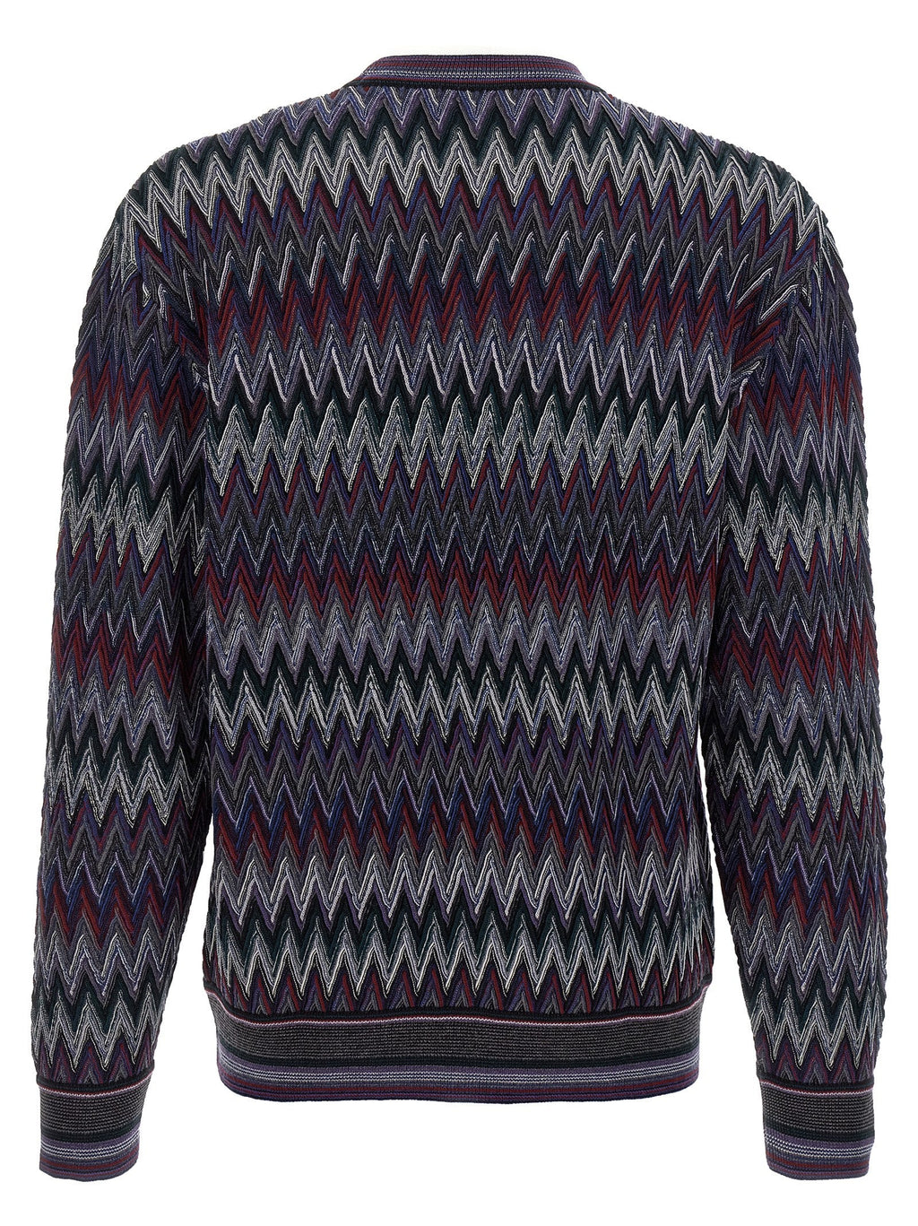 Missoni Blue Wool Cardigan