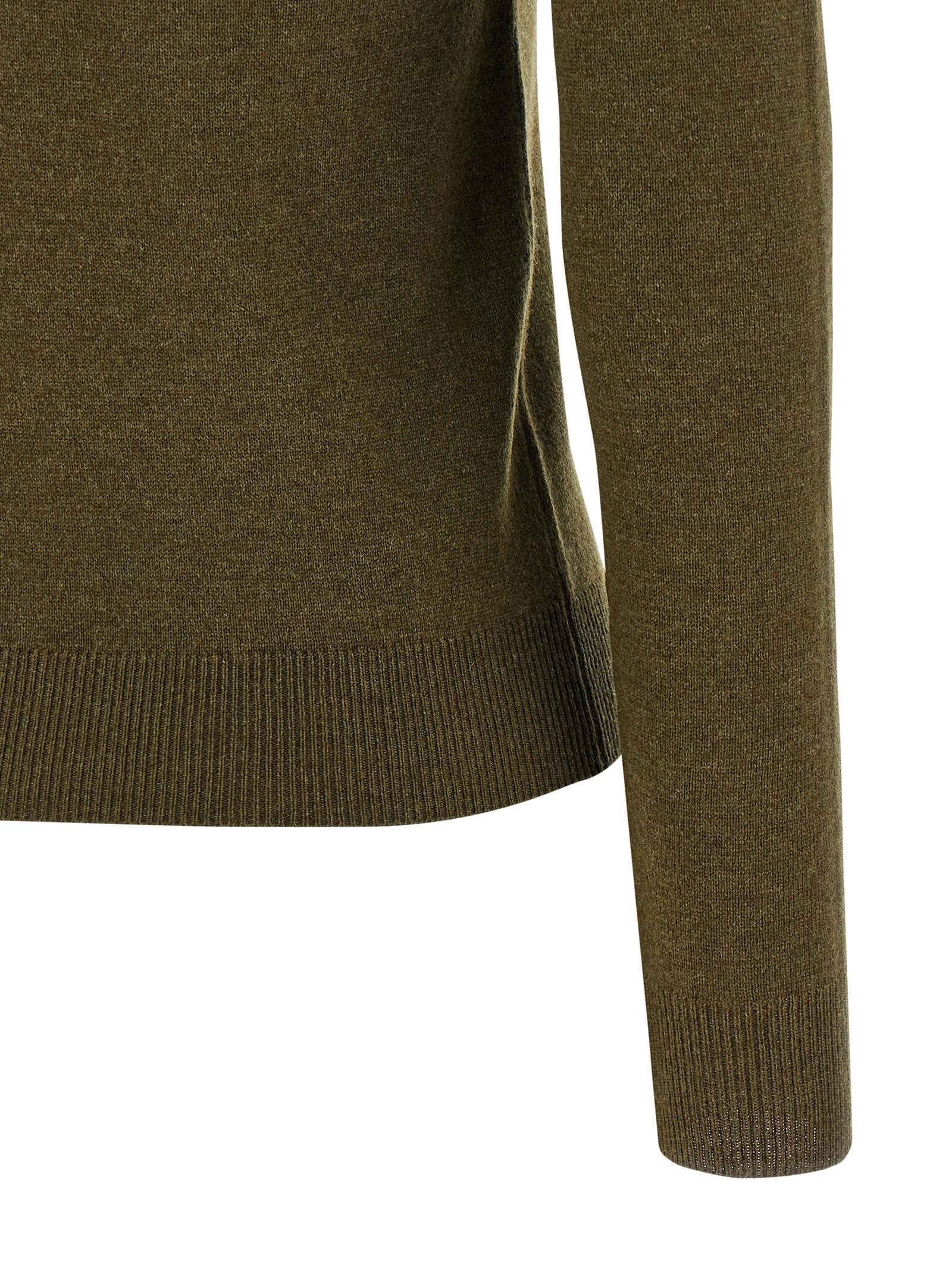 Saint Laurent Bicolor Cashmere Cardigan