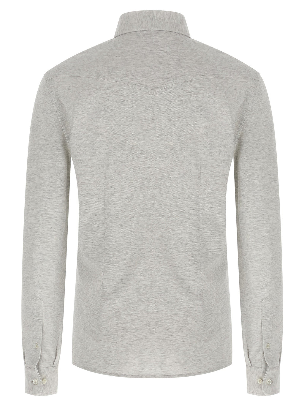 Brunello Cucinelli Gray Cotton Blouse