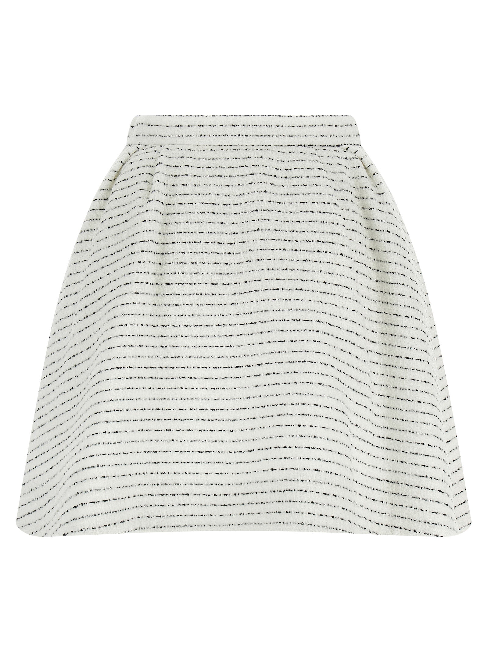 Alessandra Rich White Polyamide Long Skirt