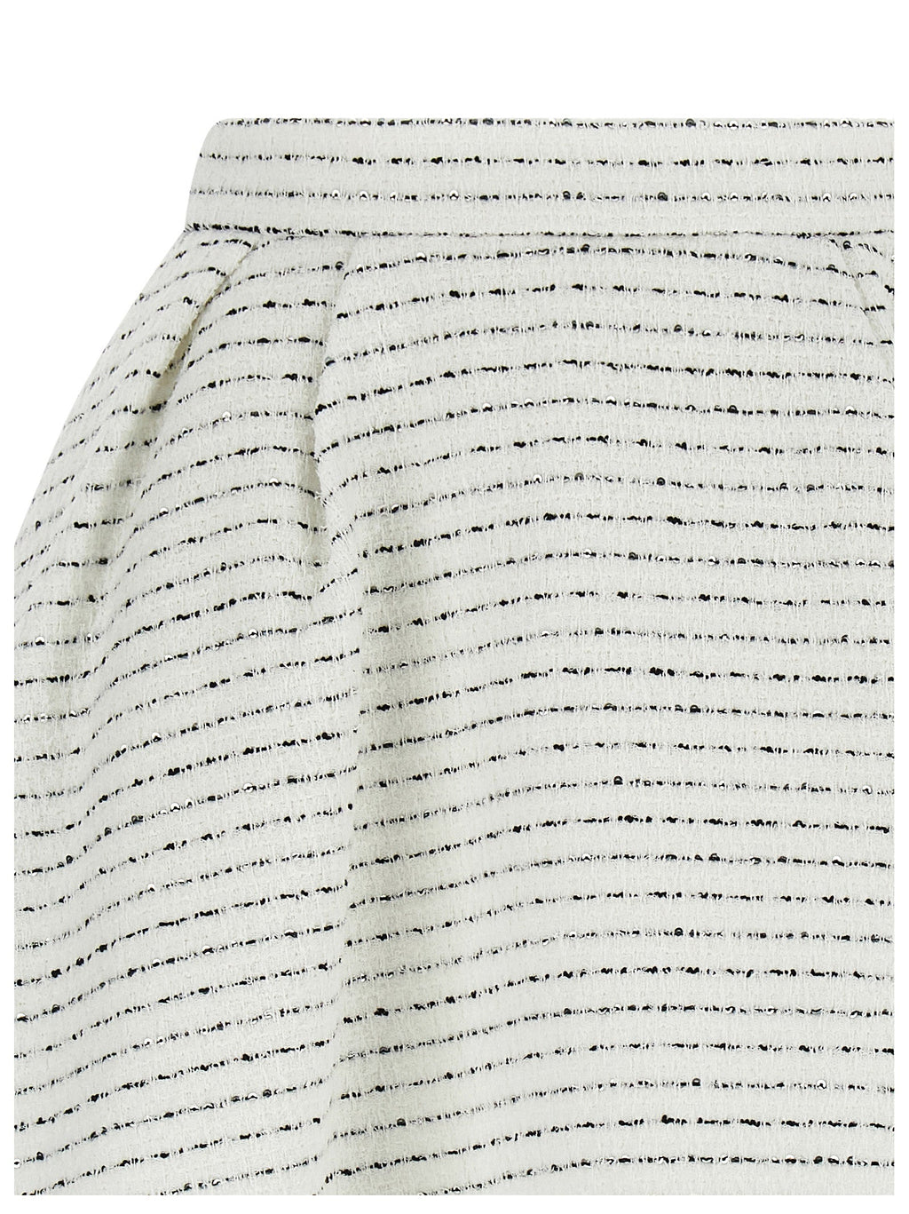 Alessandra Rich White Polyamide Long Skirt