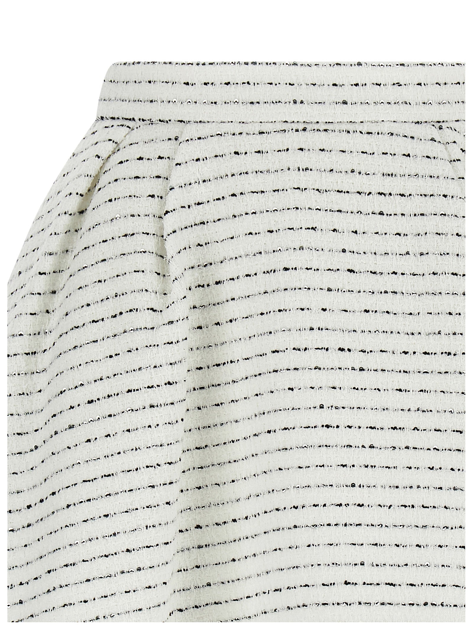 Alessandra Rich White Polyamide Long Skirt