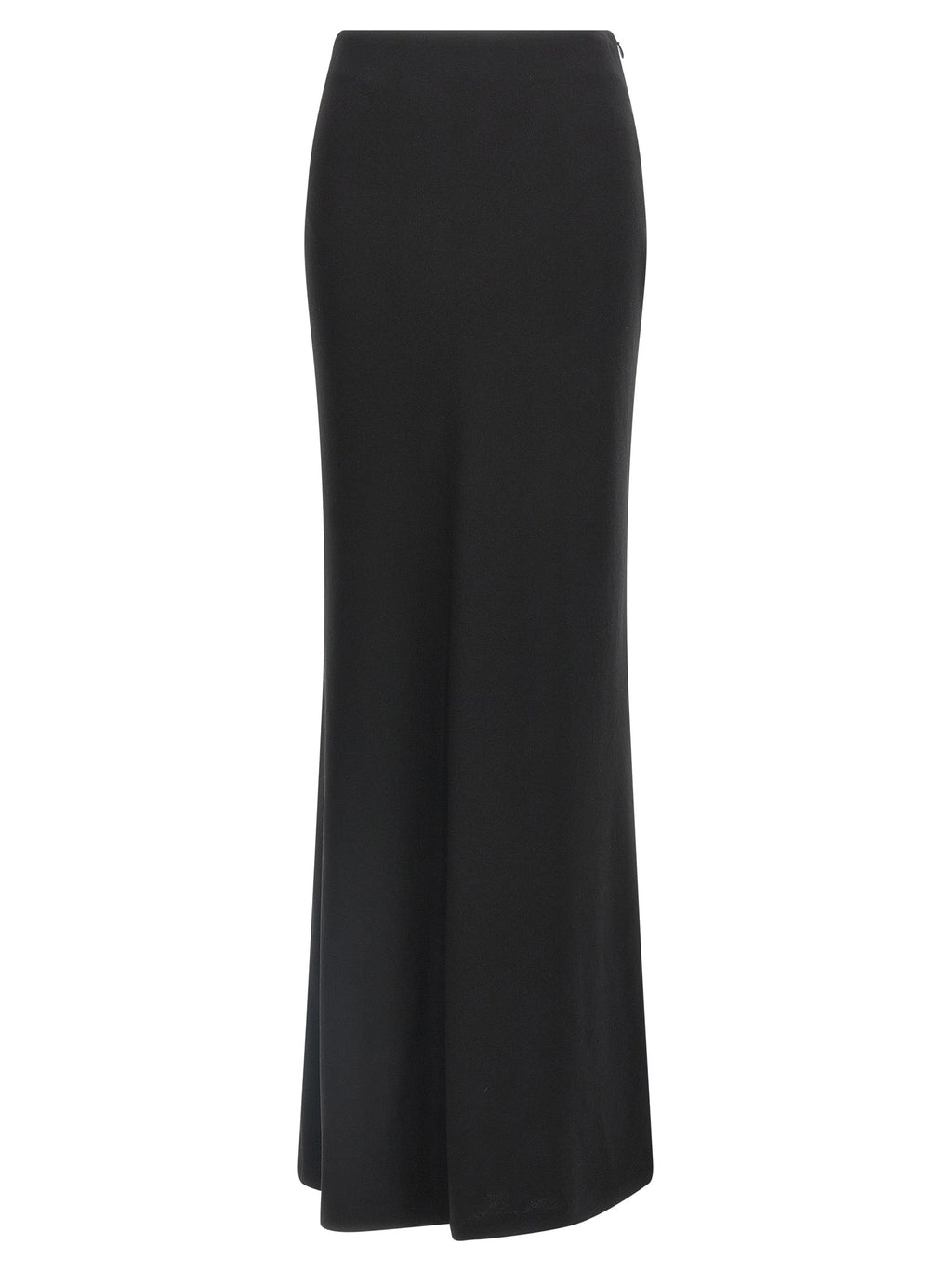 Alessandra Rich Black Virgin Wool Mini Skirt