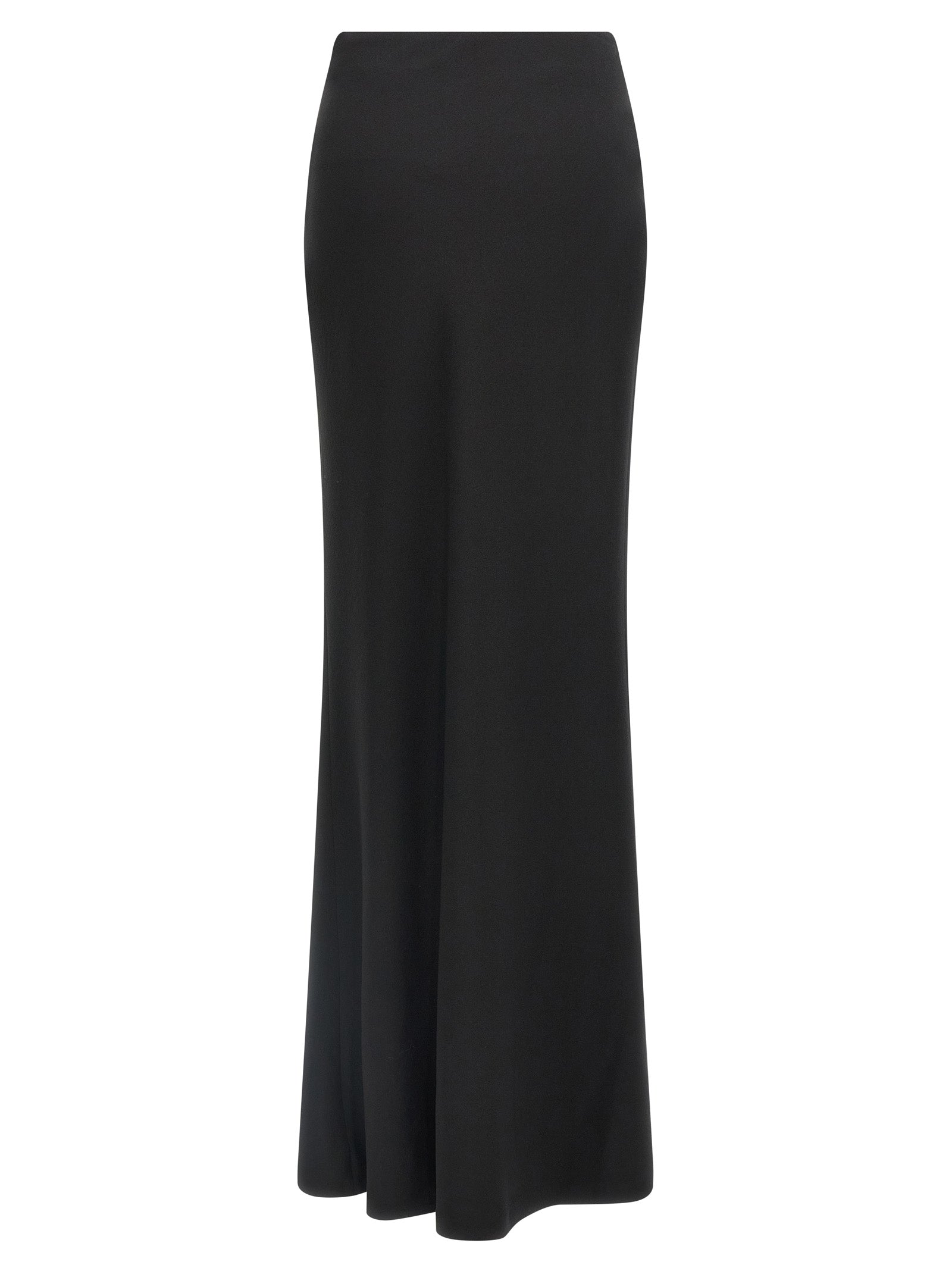 Alessandra Rich Black Virgin Wool Mini Skirt