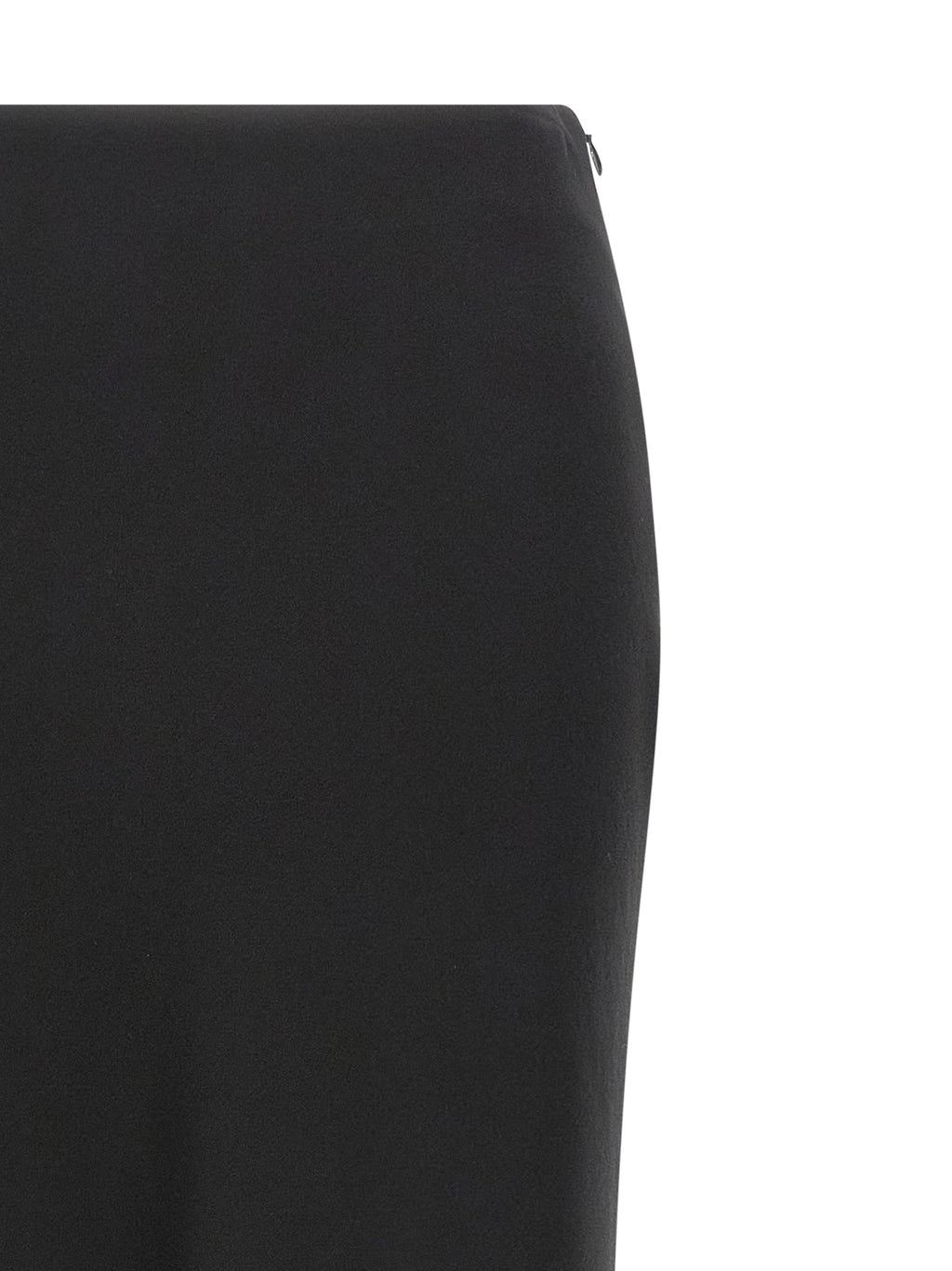 Alessandra Rich Black Virgin Wool Mini Skirt