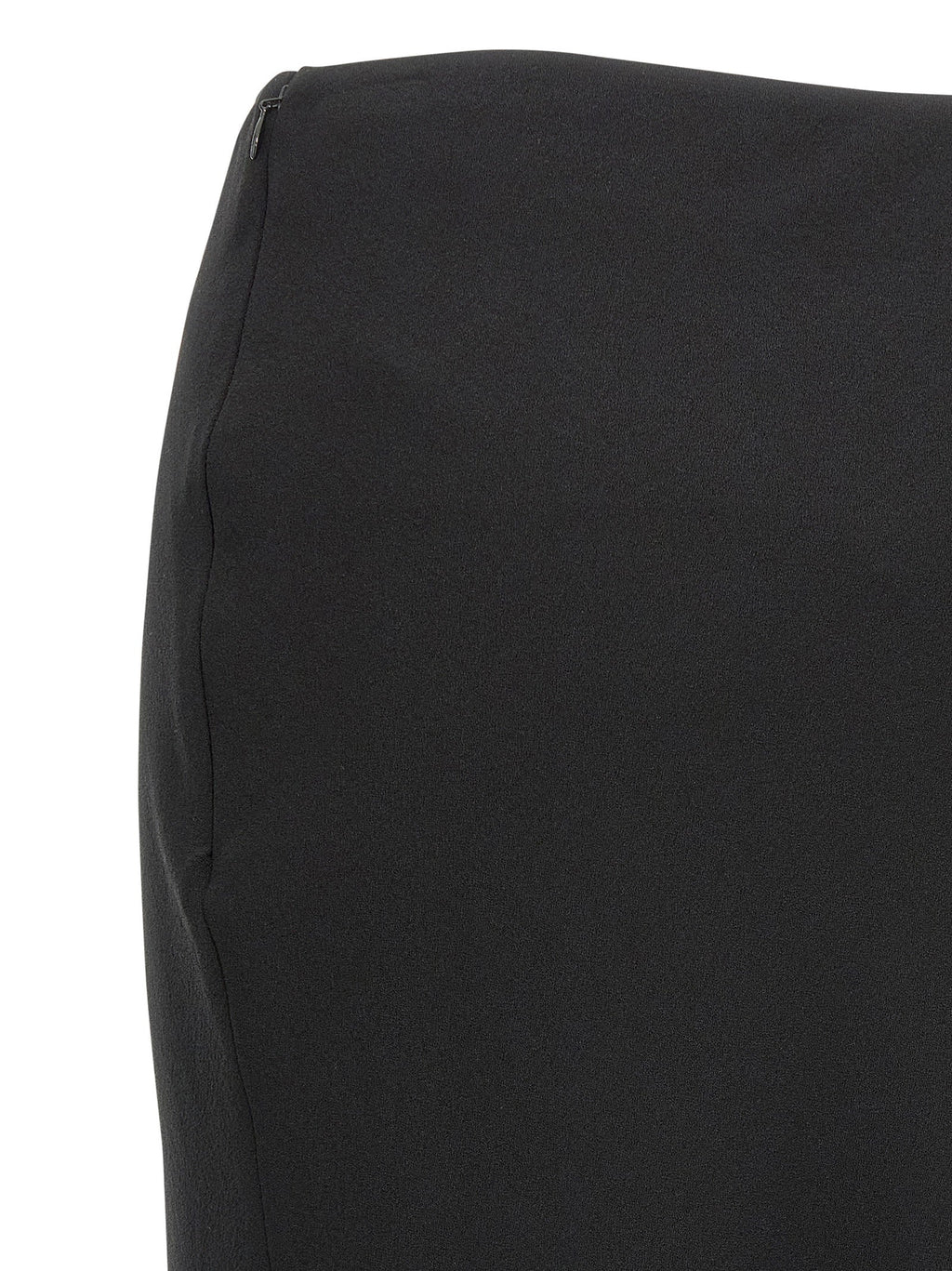 Alessandra Rich Black Virgin Wool Mini Skirt