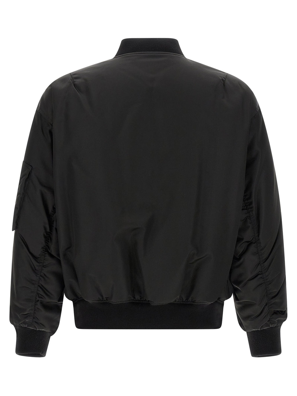 Saint Laurent Black Polyamide Bomber