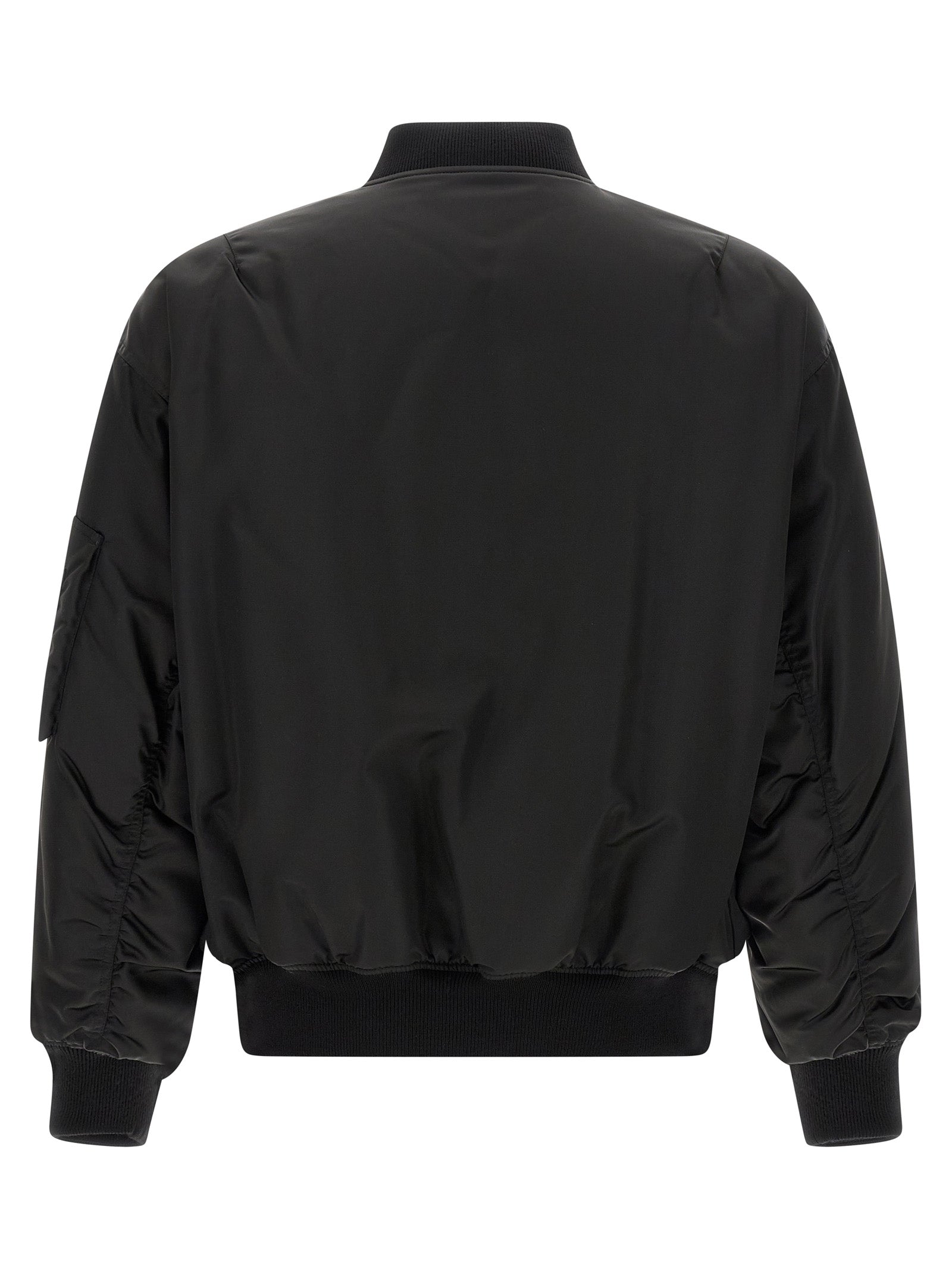 Saint Laurent Black Polyamide Bomber