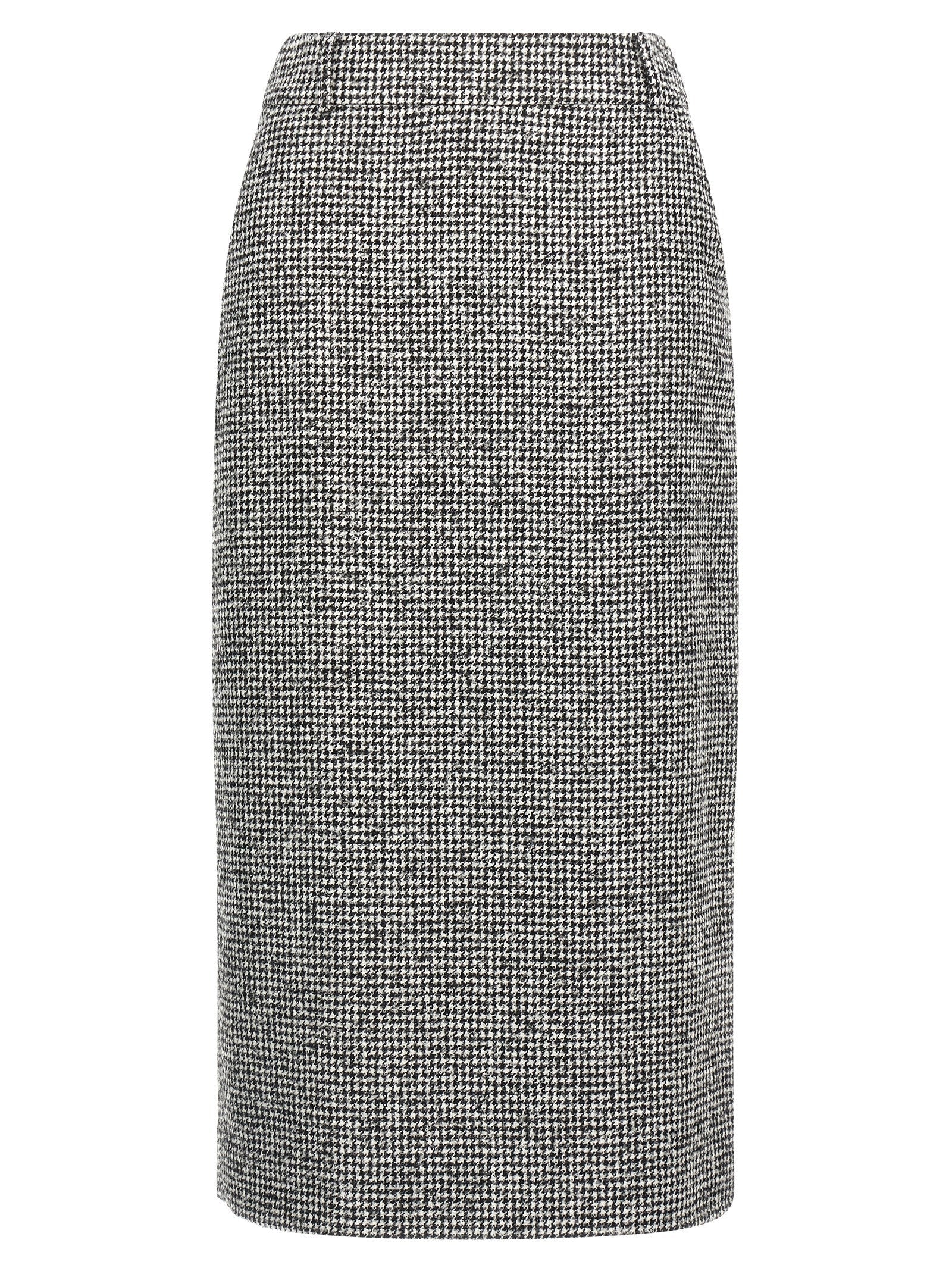 Ermanno Scervino Bicolor Wool Midi Skirt