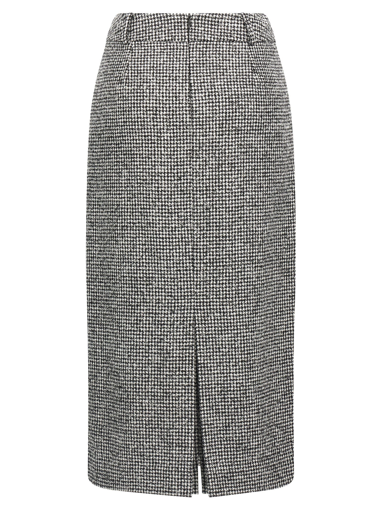 Ermanno Scervino Bicolor Wool Midi Skirt