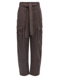 The Andamane Brown Polyester Cargo Pants