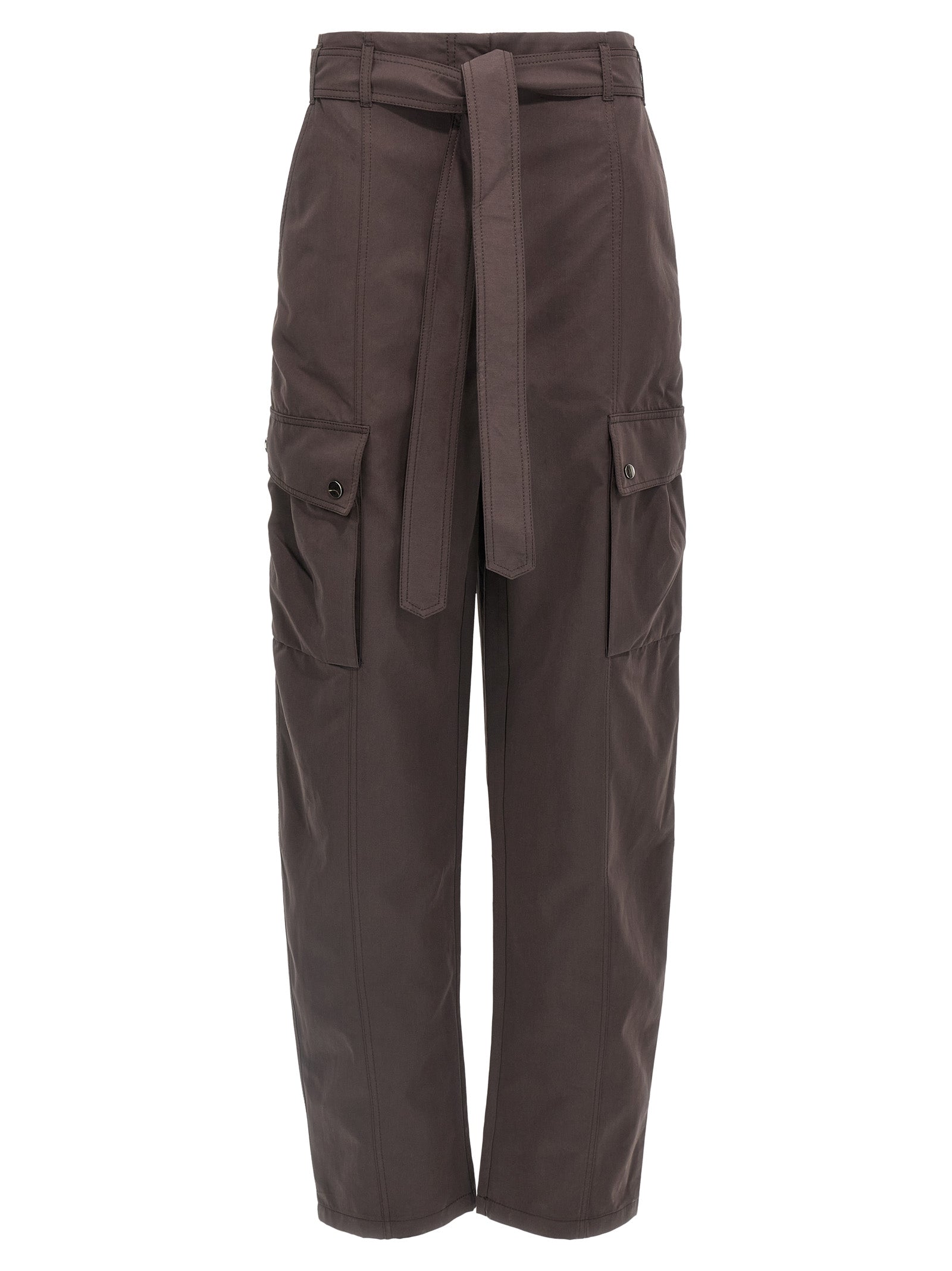 The Andamane Brown Polyester Cargo Pants