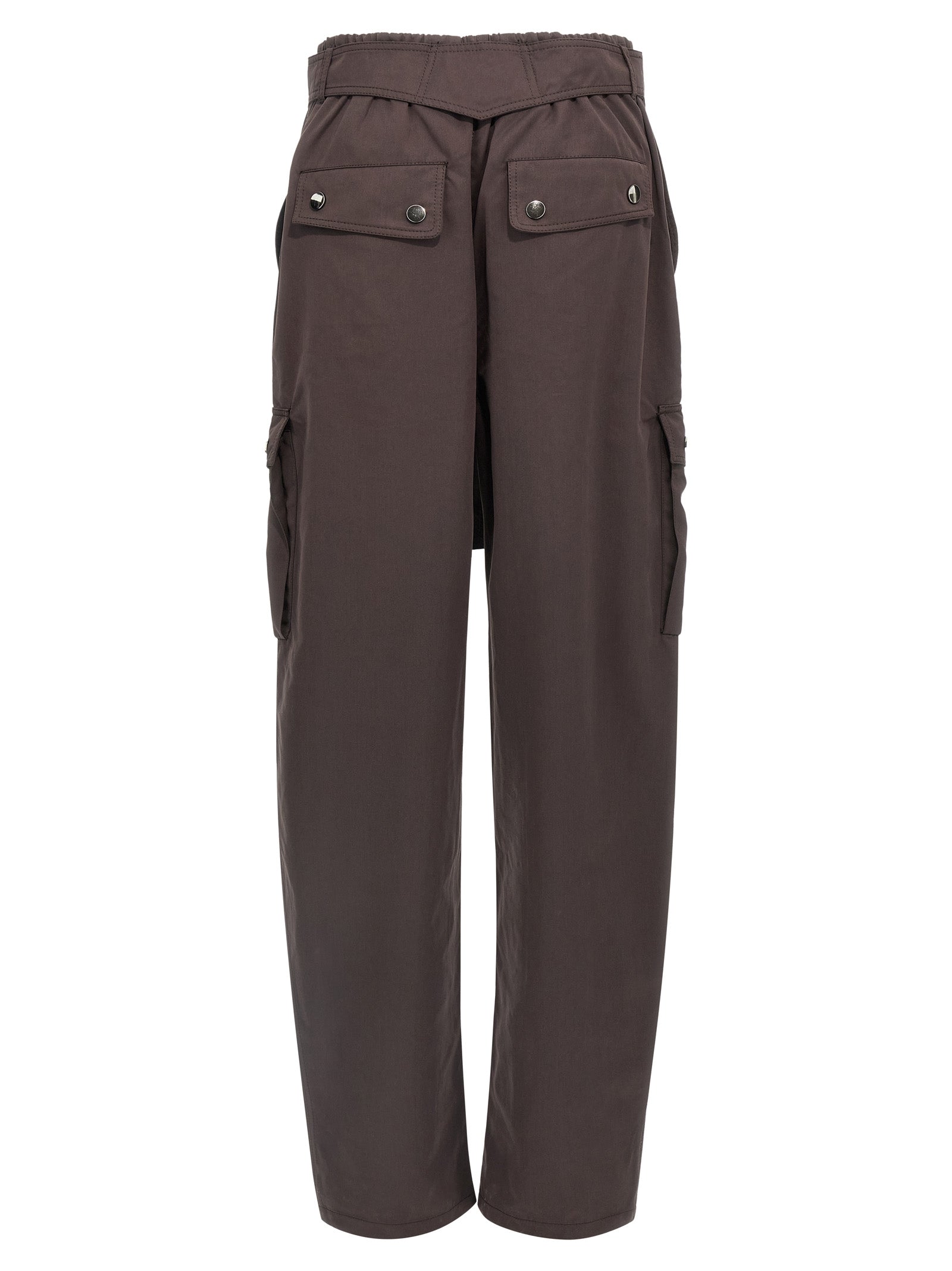 The Andamane Brown Polyester Cargo Pants