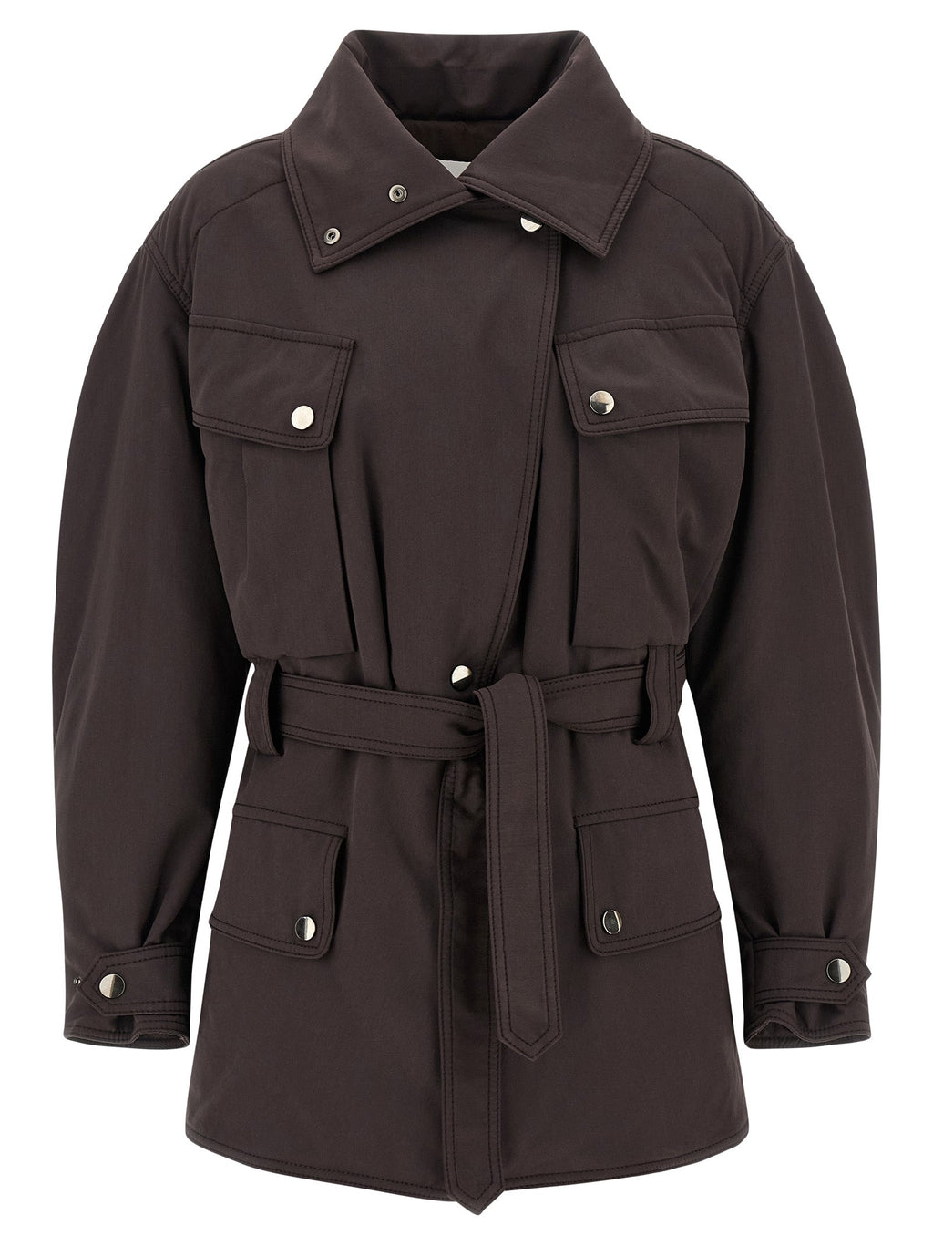 The Andamane Brown Polyester Parka