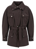The Andamane Brown Polyester Parka