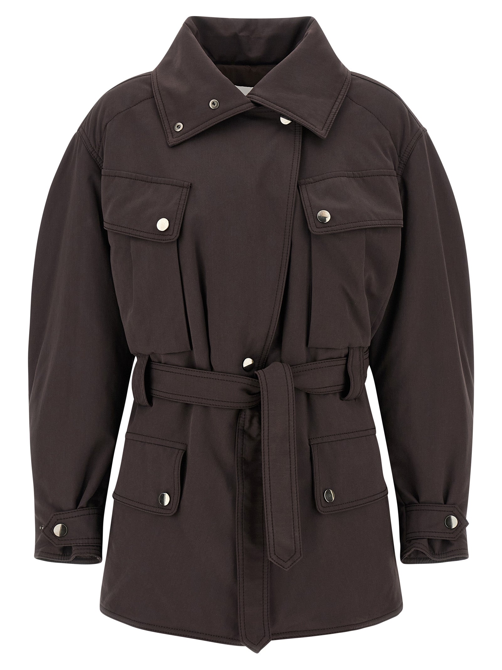 The Andamane Brown Polyester Parka