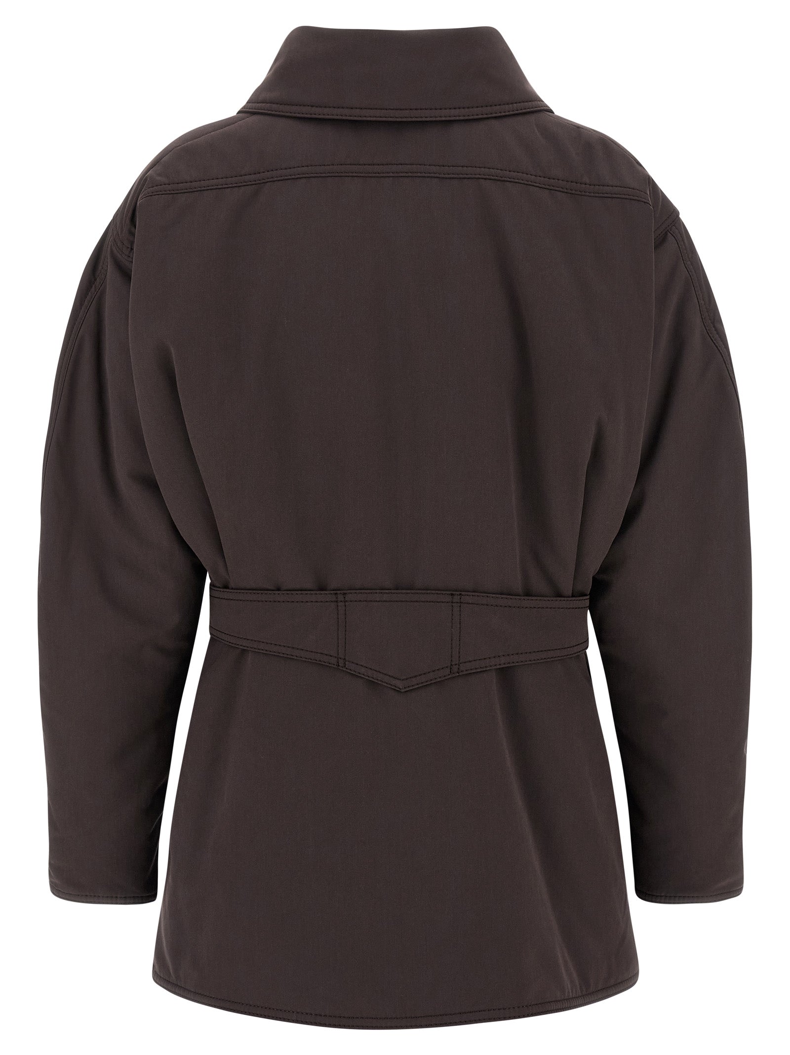 The Andamane Brown Polyester Parka