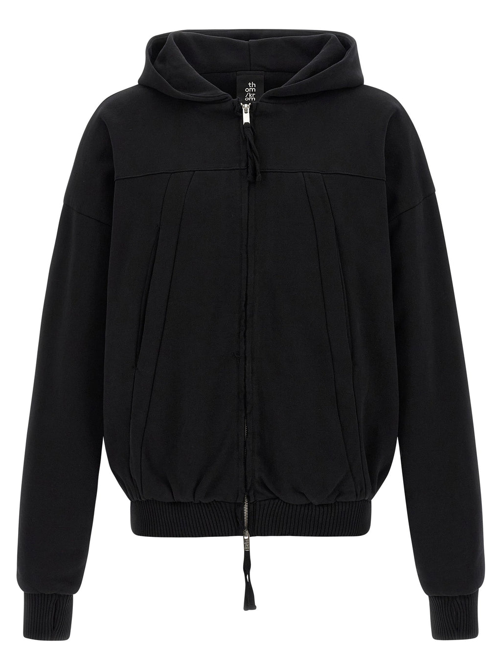 Thom Krom Black Cotton Sweatshirt