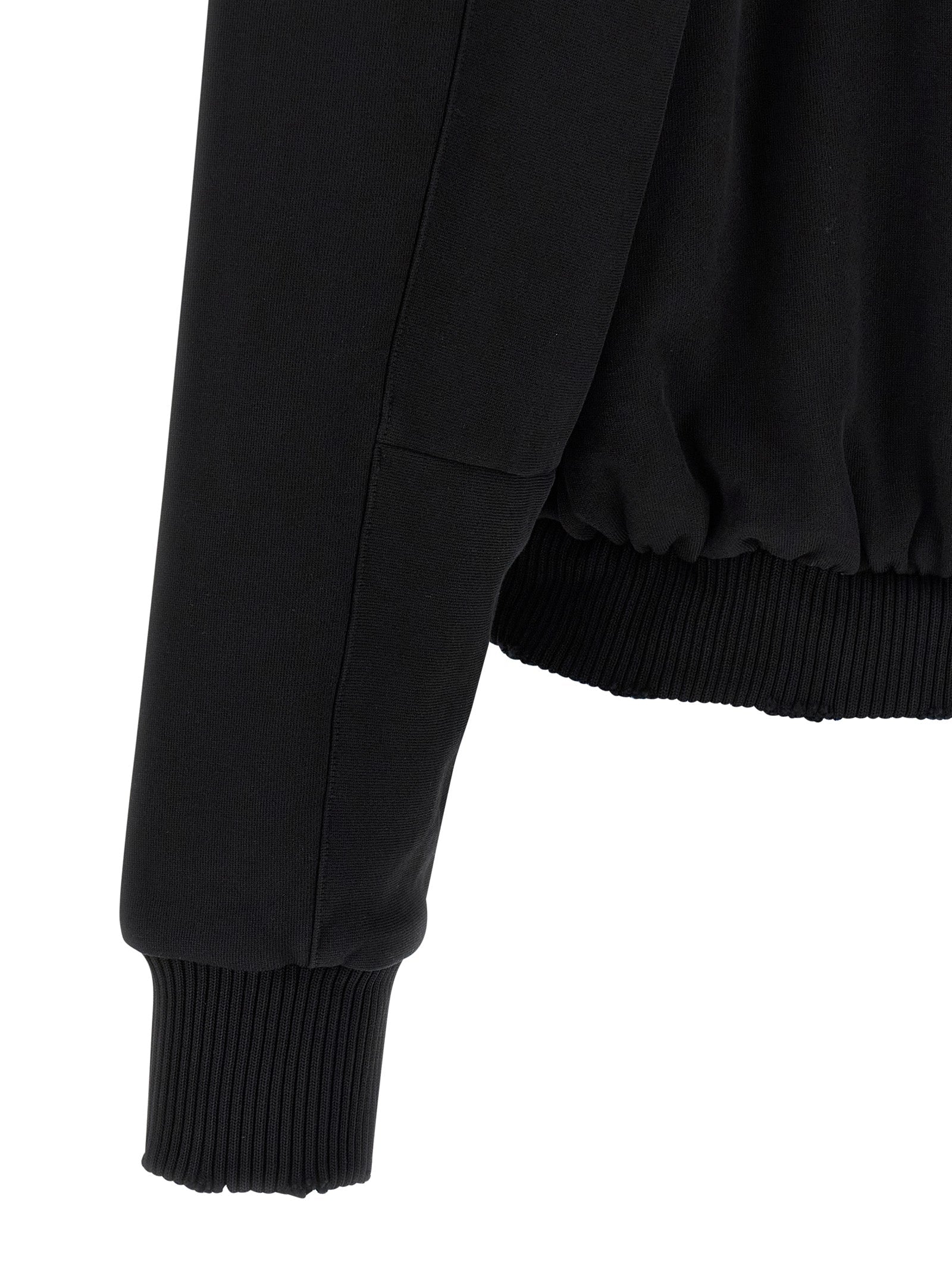 Thom Krom Black Cotton Sweatshirt