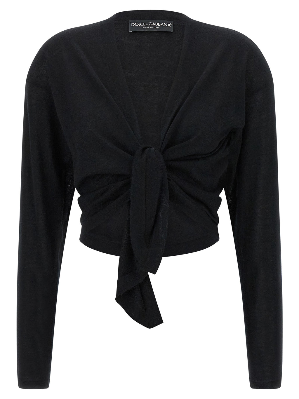 Dolce & Gabbana Black Cashmere Cardigan