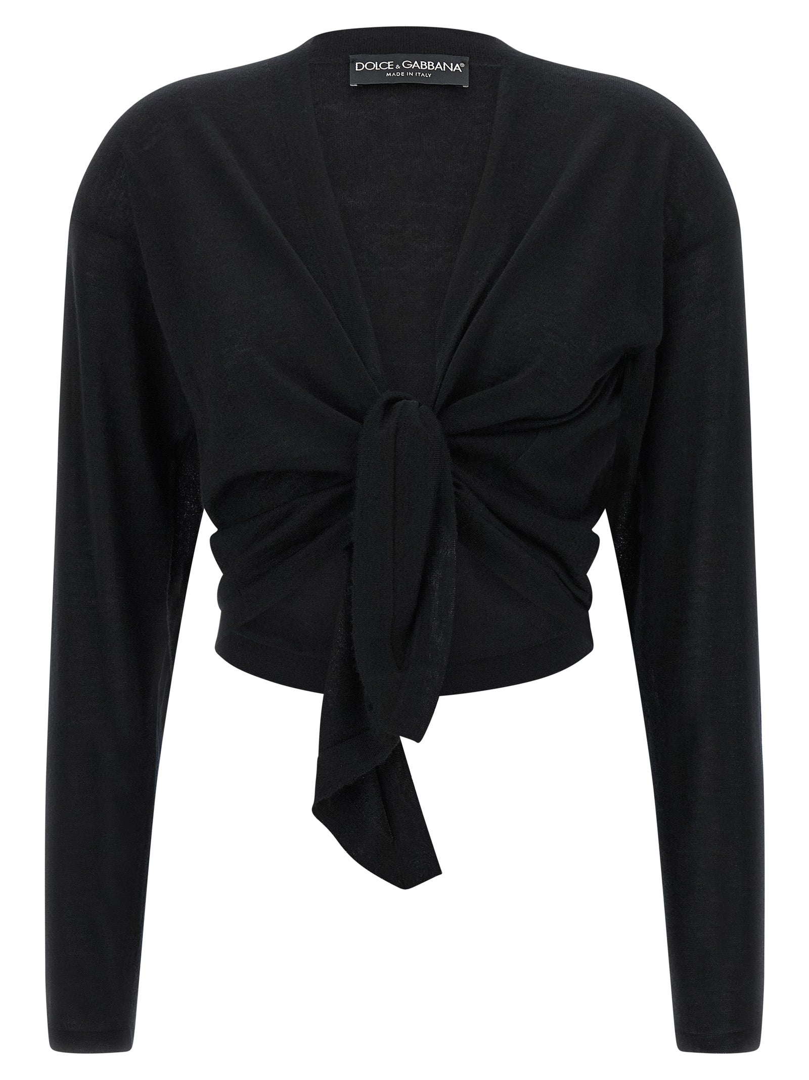 Dolce & Gabbana Black Cashmere Cardigan