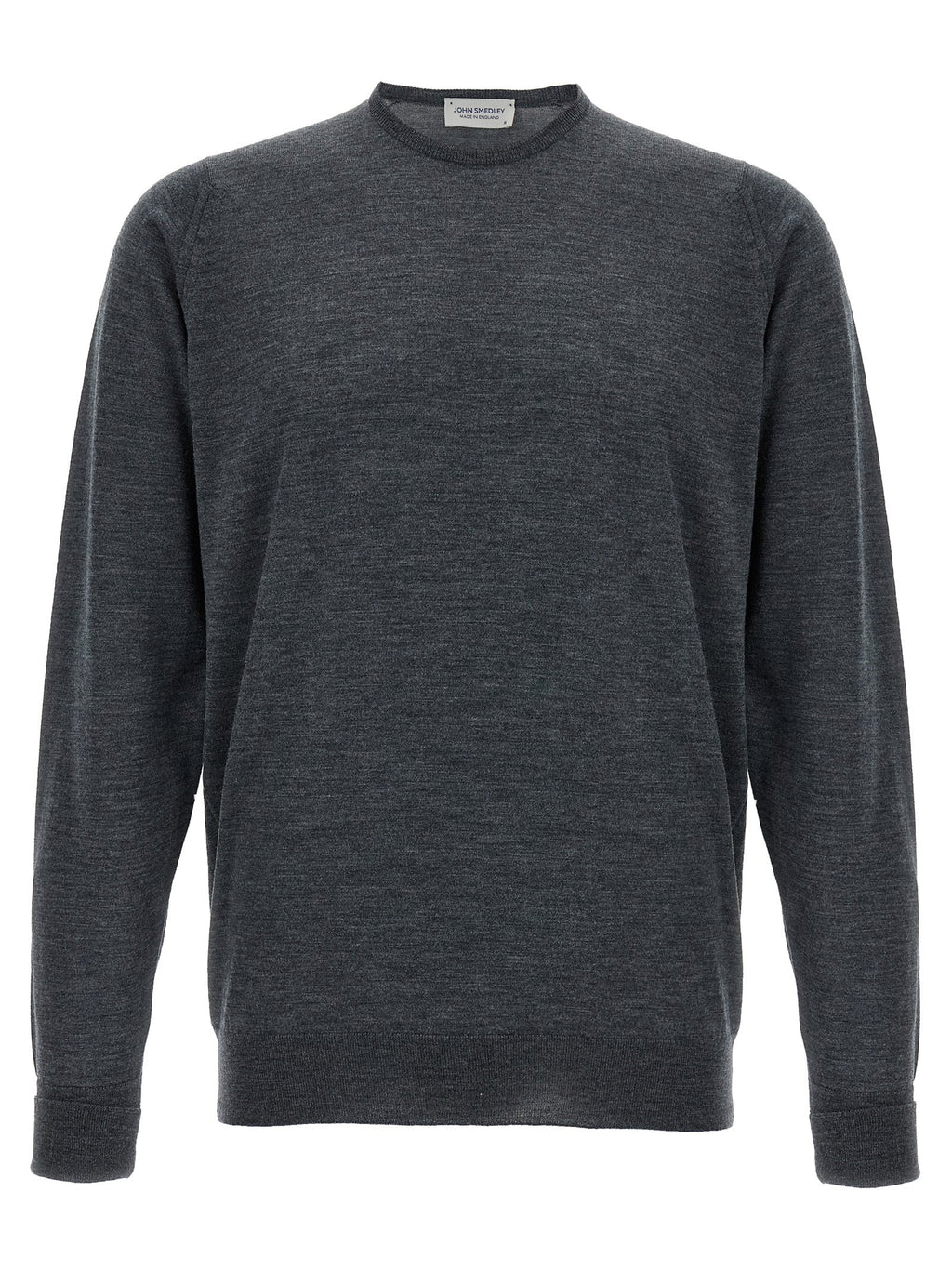 JOHN SMEDLEY Gray Merino Wool Cardigan