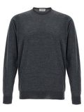 JOHN SMEDLEY Gray Merino Wool Cardigan