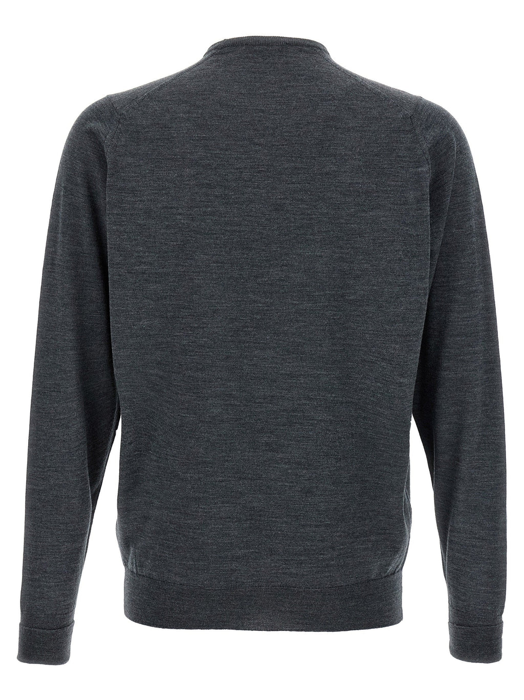 JOHN SMEDLEY Gray Merino Wool Cardigan