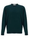 JOHN SMEDLEY Bicolor Merino Wool Cardigan