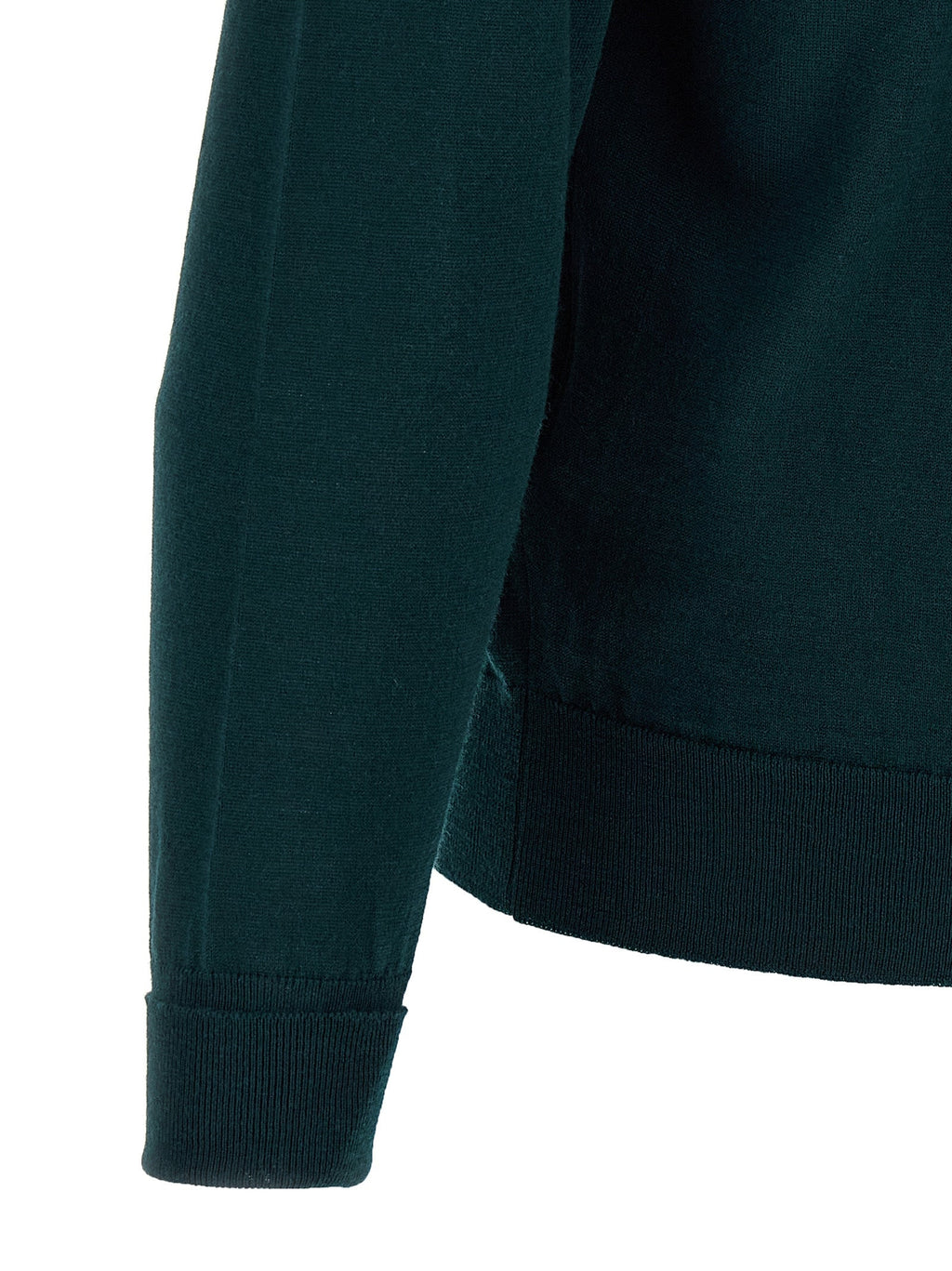 JOHN SMEDLEY Bicolor Merino Wool Cardigan
