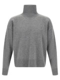 Ami Paris Gray Wool Cardigan