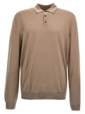 ZANONE Beige Virgin Wool Polo Shirt