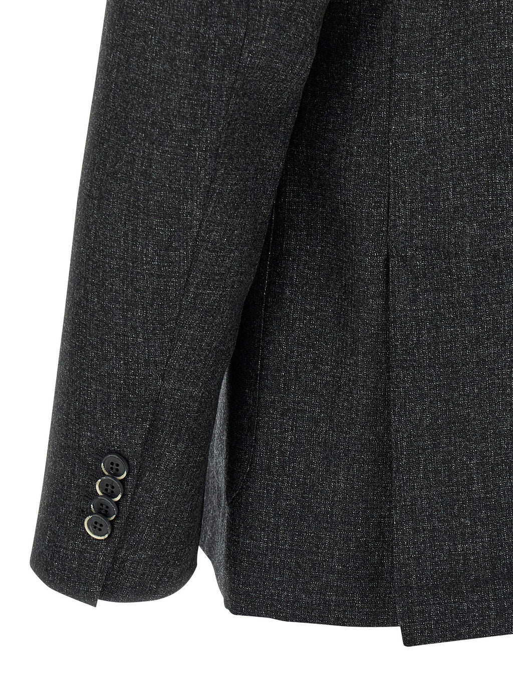 BARENA Gray Virgin Wool Blazer
