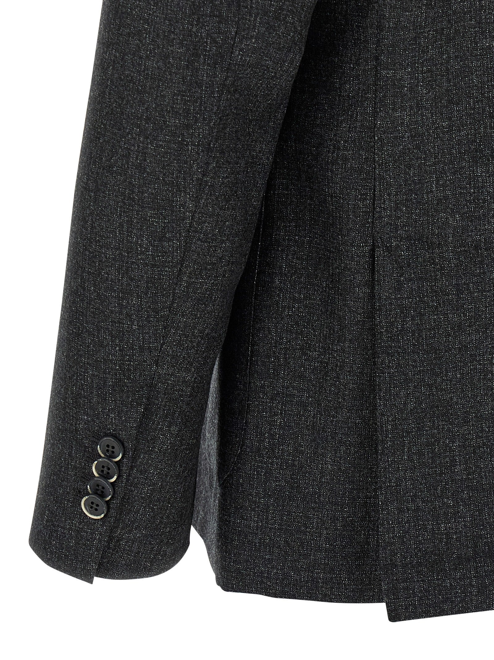 BARENA Gray Virgin Wool Blazer
