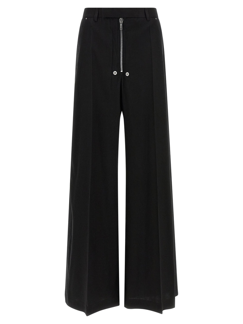 Rick Owens Black Cotton Pants