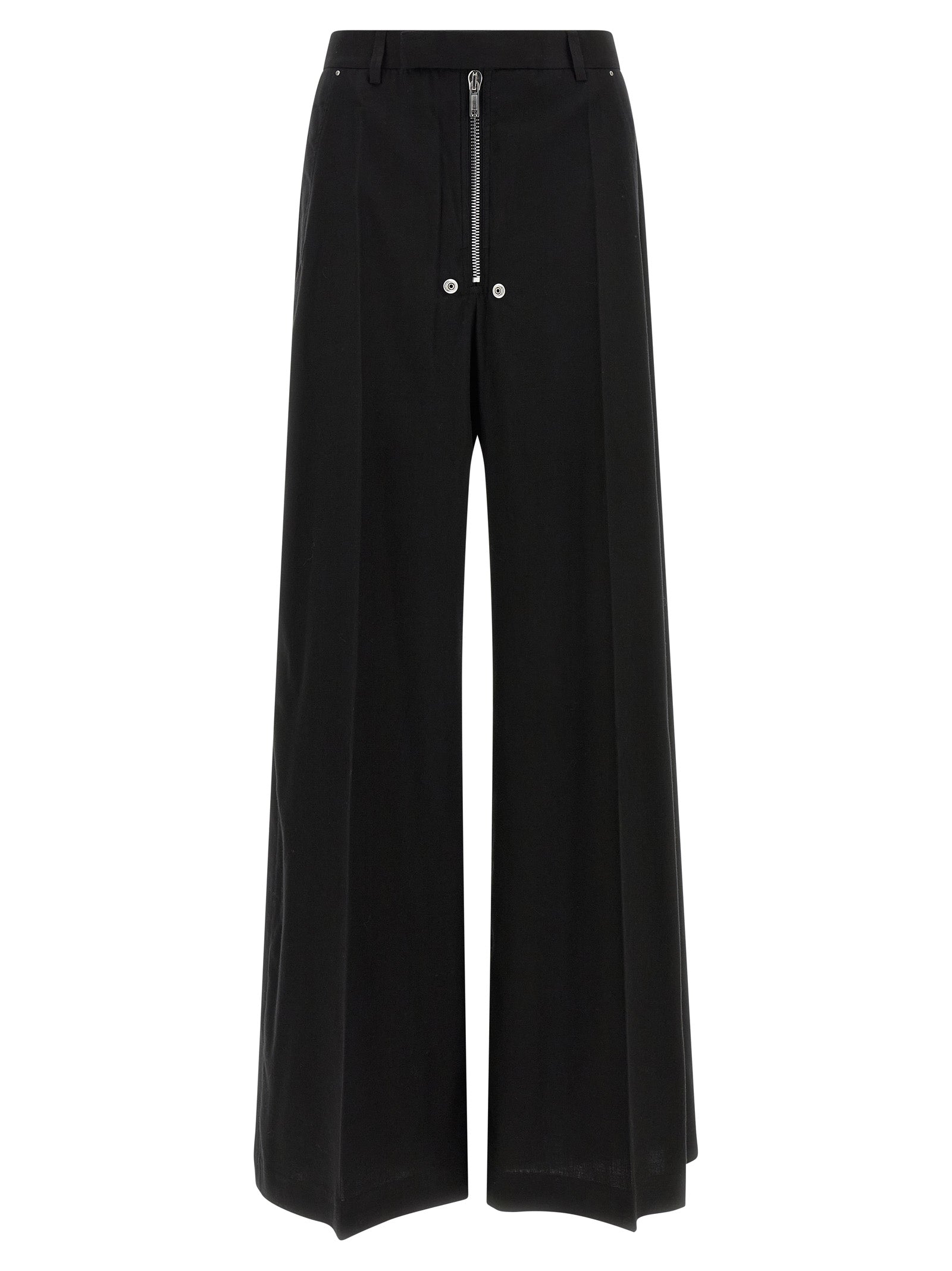 Rick Owens Black Cotton Pants